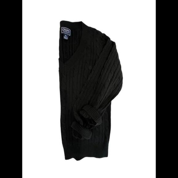 Women's Chaps V-Neck Cable Sweater MINT Size L NWOT - Picture 8 of 8